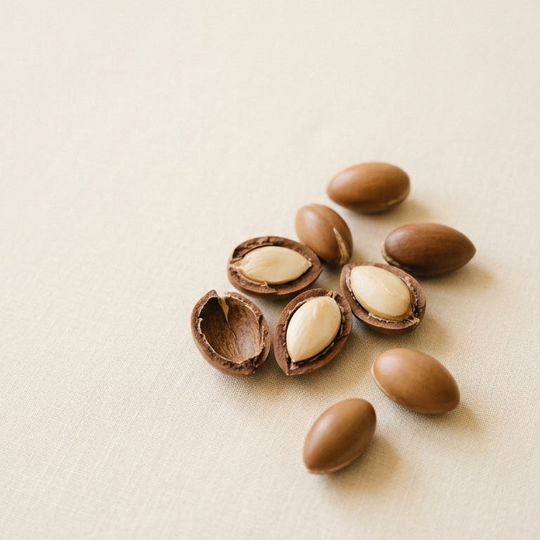 ARGAN on a light beige background