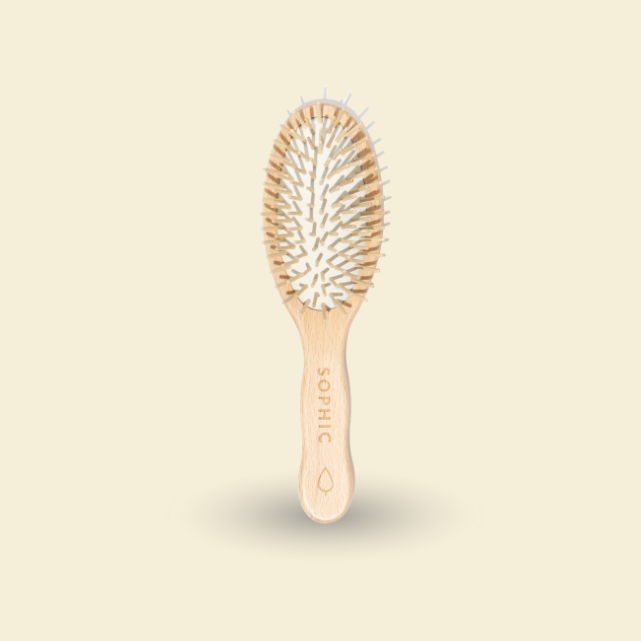 Oval Brush - Beech Wood w Wooden Pins