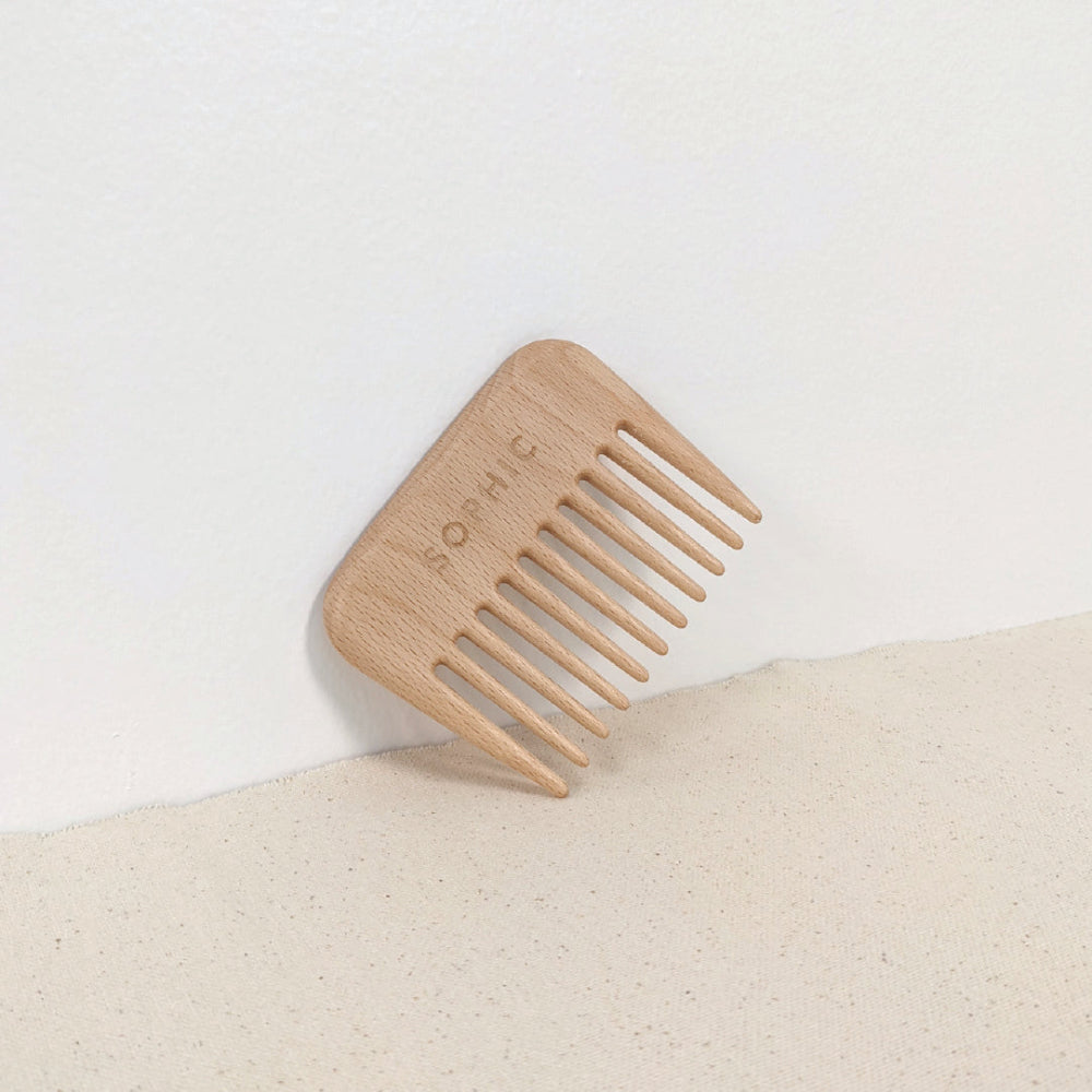 Wooden Afro Comb