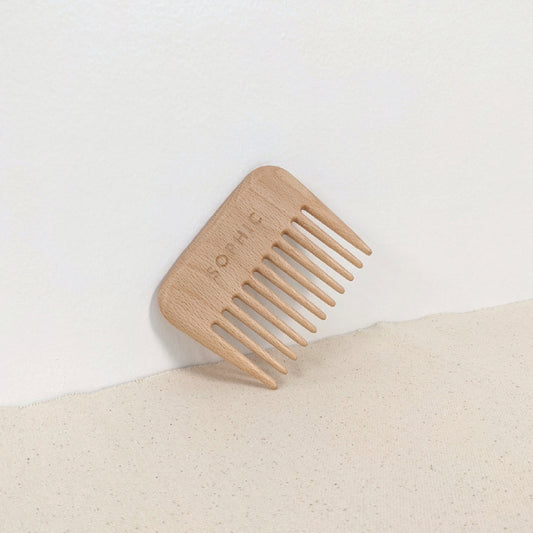 Wooden Afro Comb